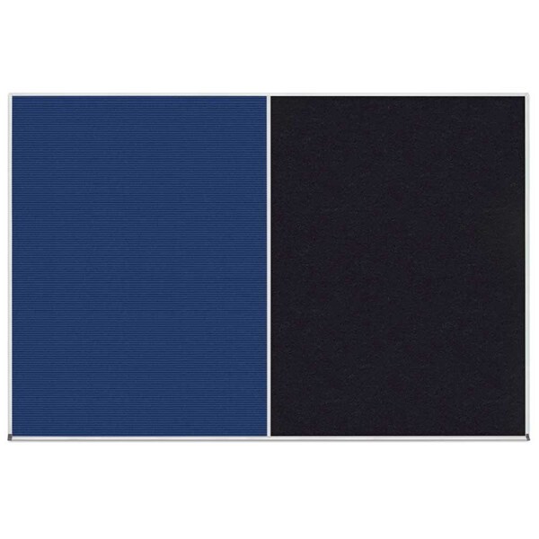 Enclosed Corkboard, 1 Door, 48"x36", 4" Fra, UV3409-BRONZE-COBACC